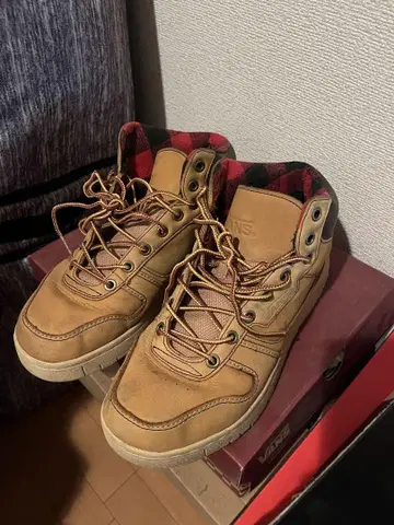 VANS 하이컷 신발 V2351FE-CHK 27cm