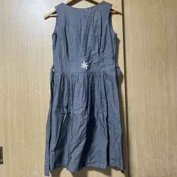 구제 코튼 슬리브리스 원피스 꽃