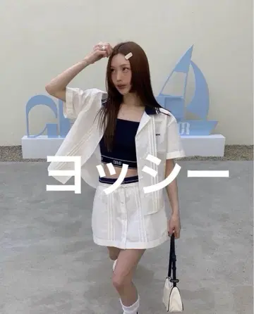 Grove 그로브 25 SS 플리츠 셔츠 블라우스 화이트 F