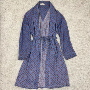 [고품질] 롱 가운 스카이블루 바탕 코몬 무늬 여성용 M