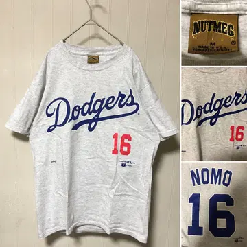 USA 95년 NOMO 노모 다저스 nutmeg 택 티셔츠 M