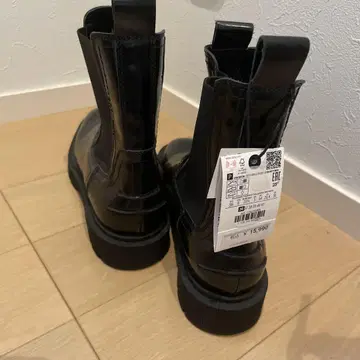 ZARA 블랙 앵클 부츠 36