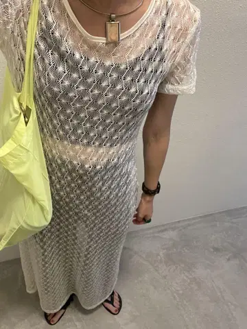 vintage 레이스 롱 원피스