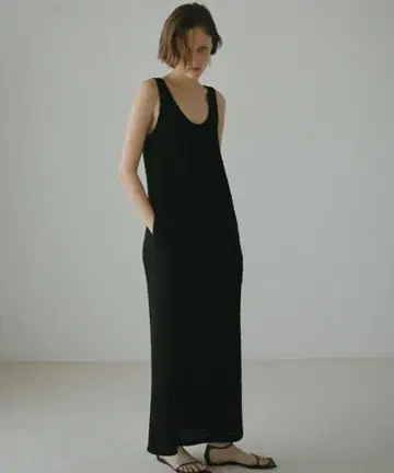 ETRE TOKYO 코튼 레이스 I라인 원피스