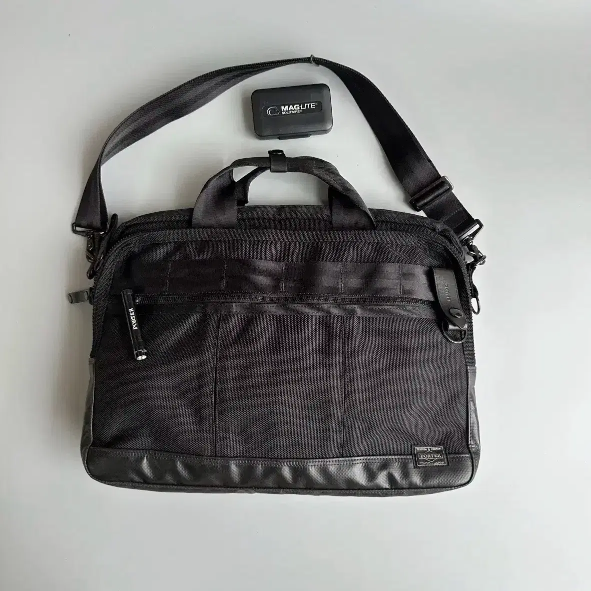 PORTER / HEAT 2WAY BRIEFCASE（ブラック） PORTER ポーター