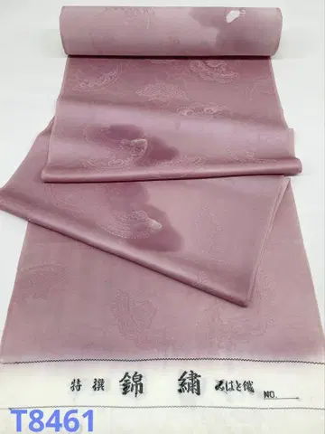 코몬 수염 문양 의장 보카시 금수 미하토 직 순수 실크 옷감