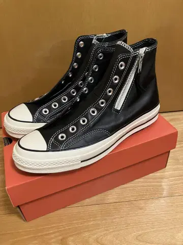 converse CT70 사이드 지퍼 가죽 블랙 26.5cm us8