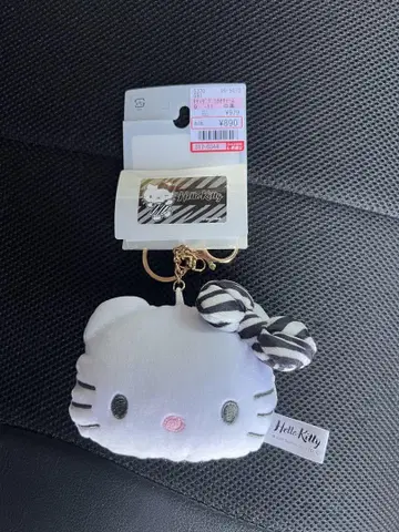 새상품 ] 키티 봉제 인형 키링 시마무라 제브라 패턴 한정 콜라보 완판템