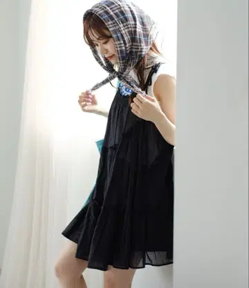 kastane 인도 면 티어드 튜닉