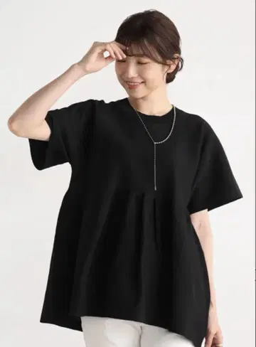 새상품 야마다야 vin 하프 슬리브 페플럼 니트 성숙/러블리