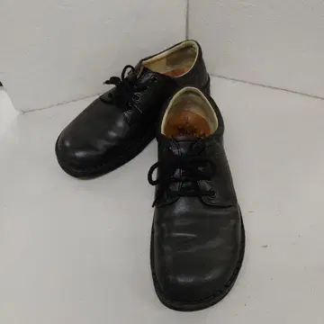 2863 핀컴포트 블랙 스트링 슈즈 사이즈 7