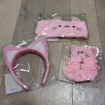 스토푸리 사토미 머리띠 헤어밴드 스크런치 3세트