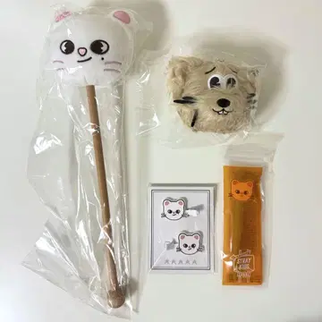 지니레트 어깨 두드림 막대 볼펜 헤어 클립 스키튜 마스코트