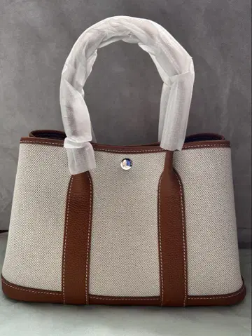 가든파티 TPM풍 토트백 캔버스 30cm 카멜 새상품