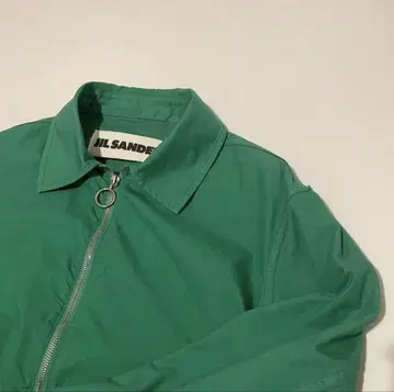 JIL SANDER 그린 링 지퍼 블루종 SIZE 48