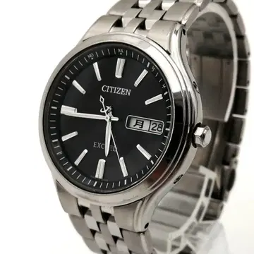 작동 CITIZEN 엑시드 손목시계 고급 라인 경량 티타늄 데이트