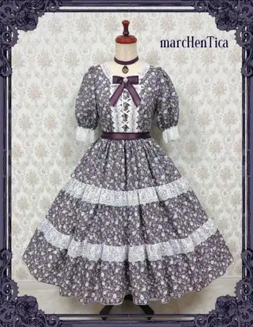 marchenTica 로즈레 원피스 퍼플