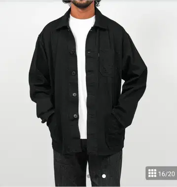 OVY Euro Black Denim Jacket L