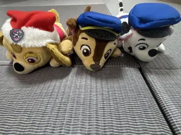 퍼피 패트롤 봉제 인형 3개 세트