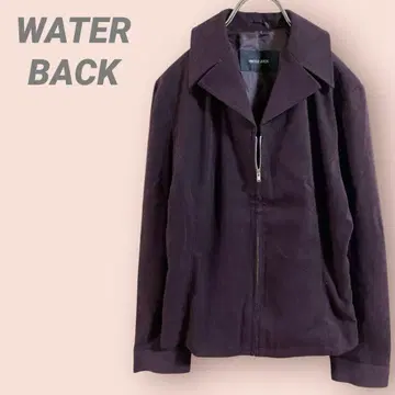 WATER BACK 집업 자켓 긴팔 카라 부착 딥 퍼플 / 9
