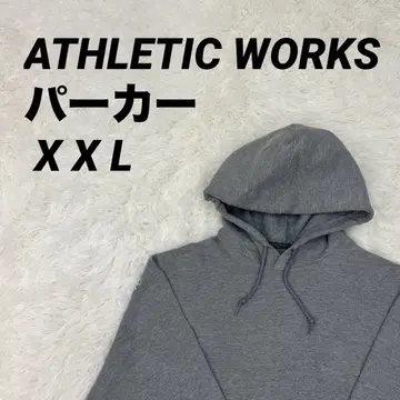 그레이 후드 맨투맨 ATHLETIC WORKS 남녀 공용
