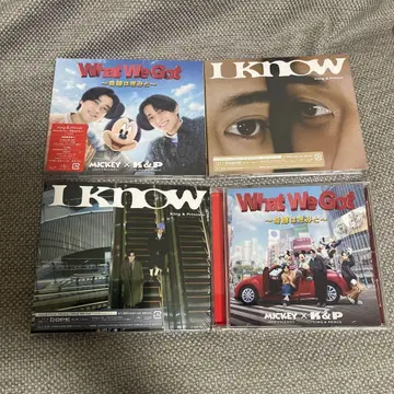 What We Got ~기적은 너와~/ I Know 4 형태 세트