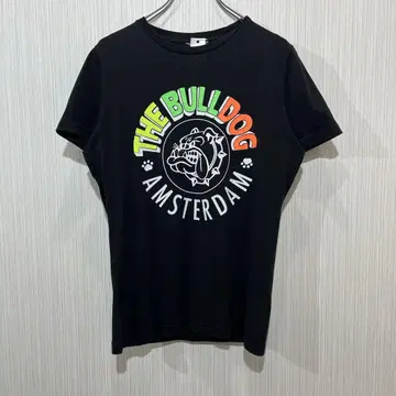 THE BULLDOG AMSTERDAM 반팔 T셔츠 구제 의류 아메카지