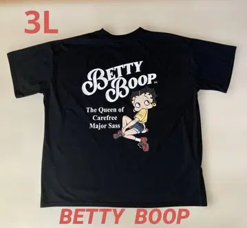 [새상품 미사용] BETTY BOOP 블랙 티셔츠 3L