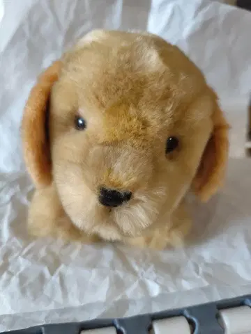 산에이 쇼와 레트로 봉제 인형 레트리버