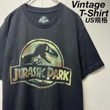 [ US 규격 ] 레어 JURASSIC PARK 티셔츠 블랙 M
