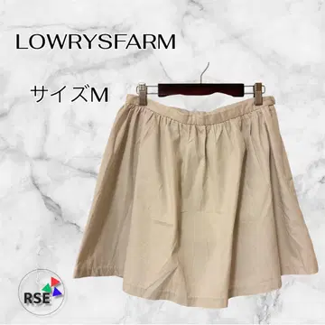LOWRYSFARM 미니 플레어 스커트 내추럴 M