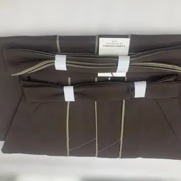 새상품 미사용 하자품 브라운 스트라이프 하카마 L 사이즈 95cm