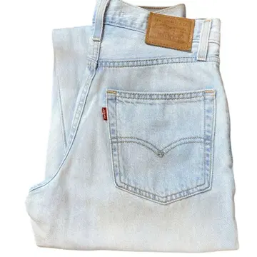 Levi's premium 라이트 블루 BAGGY 24 코튼 100%
