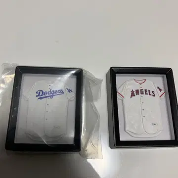 BANDAI MLB 다저스, 에인절스 유니폼 액자 마그넷
