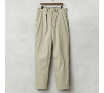 네덜란드군 치노 팬츠 원턱 지퍼 플라이