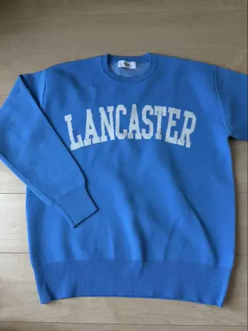 AZUL by moussy 로고 맨투맨 파랑 프리 사이즈