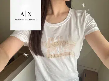 Armani Exchange 화이트 티셔츠 L 사이즈