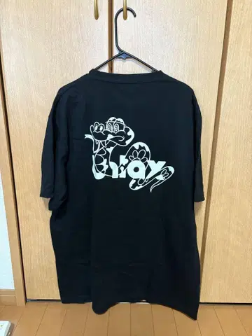 Unlax 로고 티셔츠 XL 블랙 로고 티셔츠 반팔