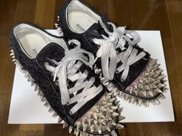 doublet PORCUPINE LACE UP SNEAKER BLACK