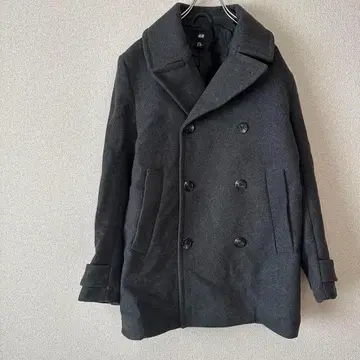 H&M 그레이 더블 브레스트 체스터 코트 M 아우터 겉옷