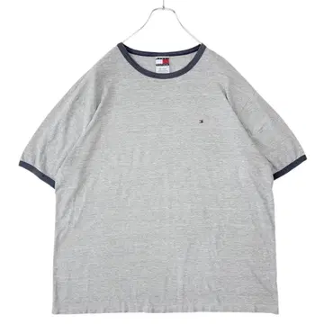 TOMMY HILFIGER 링거 T셔츠 트림 XL 타미힐피거