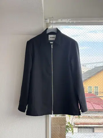 JIL SANDER 24SS 더블 집업 자켓 BLACK