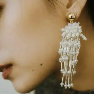 Knuth Marf beads 귀찌 whitemix