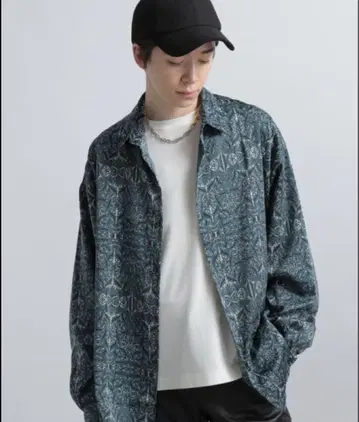 HARE 하레 페이즐리 올 패턴 셔츠