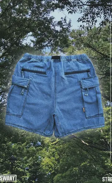 STABRIDGE GRIP SWANY DENIM SHORTS XL 사이즈