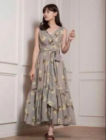 Herlipto Anemone Cache-Coeur Long Dress