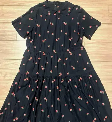 제인 마플(Jane marple) strawberry 둥근 카라 원피스