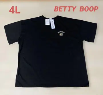 [새상품 미사용] BETTY BOOP 블랙 티셔츠 4L