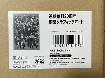 역전재판 20주년 액자 그래픽 아트