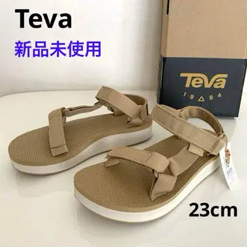 [새상품] Teva 테바 우먼 미드폼 유니버셜 베이지 23cm